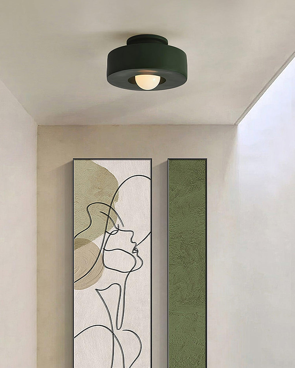 Bellia Resin Ceiling Light-Moonnatur