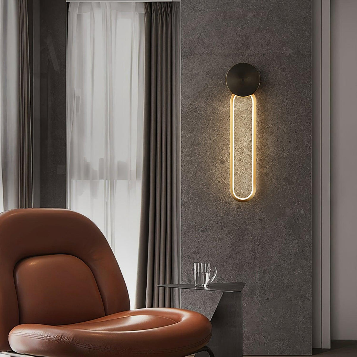 Marvenhill Acrylic Wall Light-Moonnatur