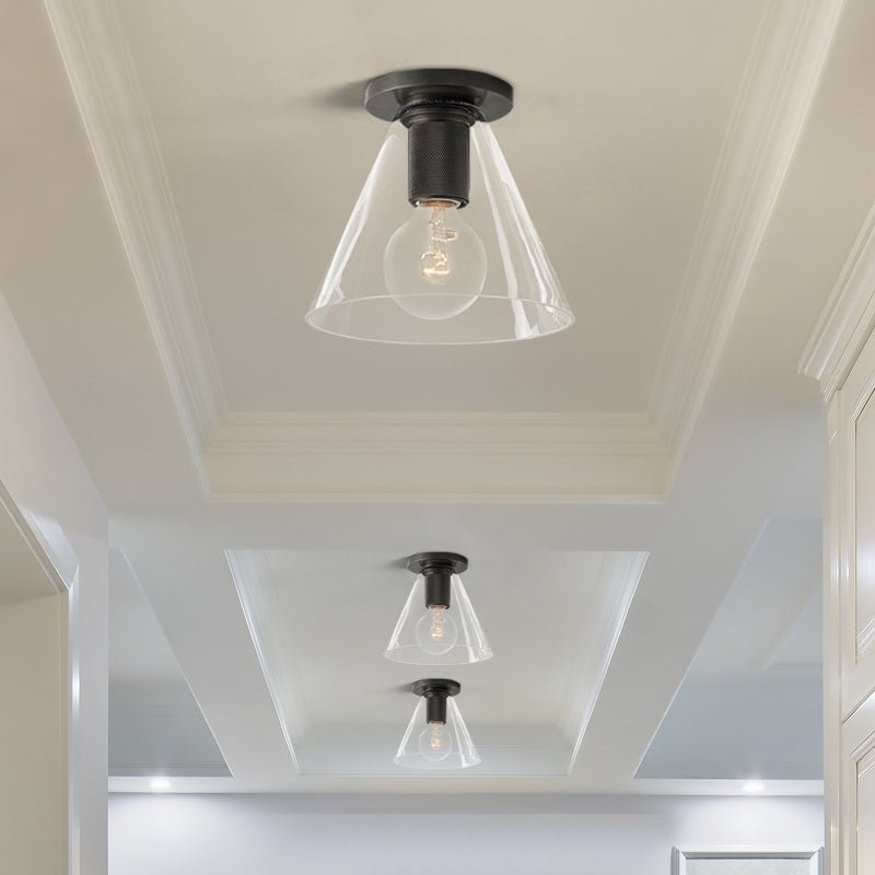 Hresora Glass Ceiling Light-Moonnatur