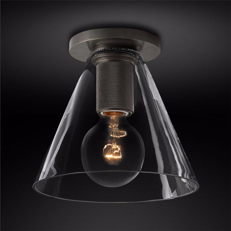 Hresora Glass Ceiling Light-Moonnatur