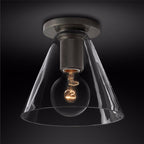 Hresora Glass Ceiling Light-Moonnatur