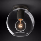 Hresora Glass Ceiling Light-Moonnatur