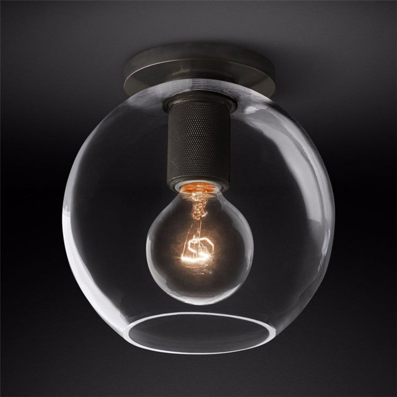 Hresora Glass Ceiling Light-Moonnatur