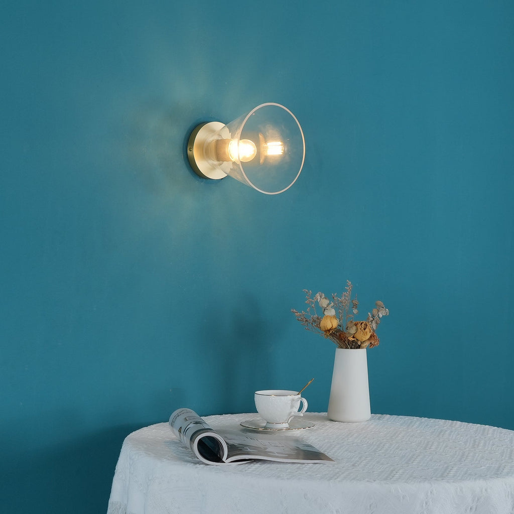 Hresora Glass Ceiling Light-Moonnatur