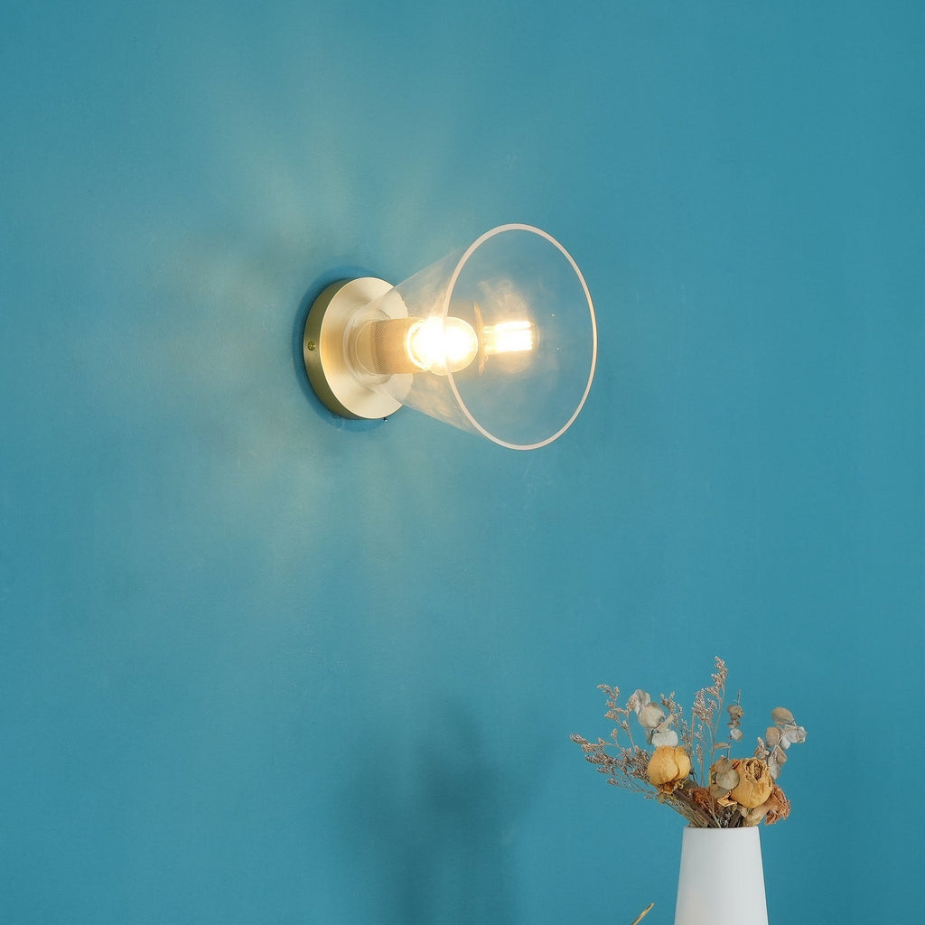 Hresora Glass Ceiling Light-Moonnatur