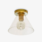 Hresora Glass Ceiling Light-Moonnatur