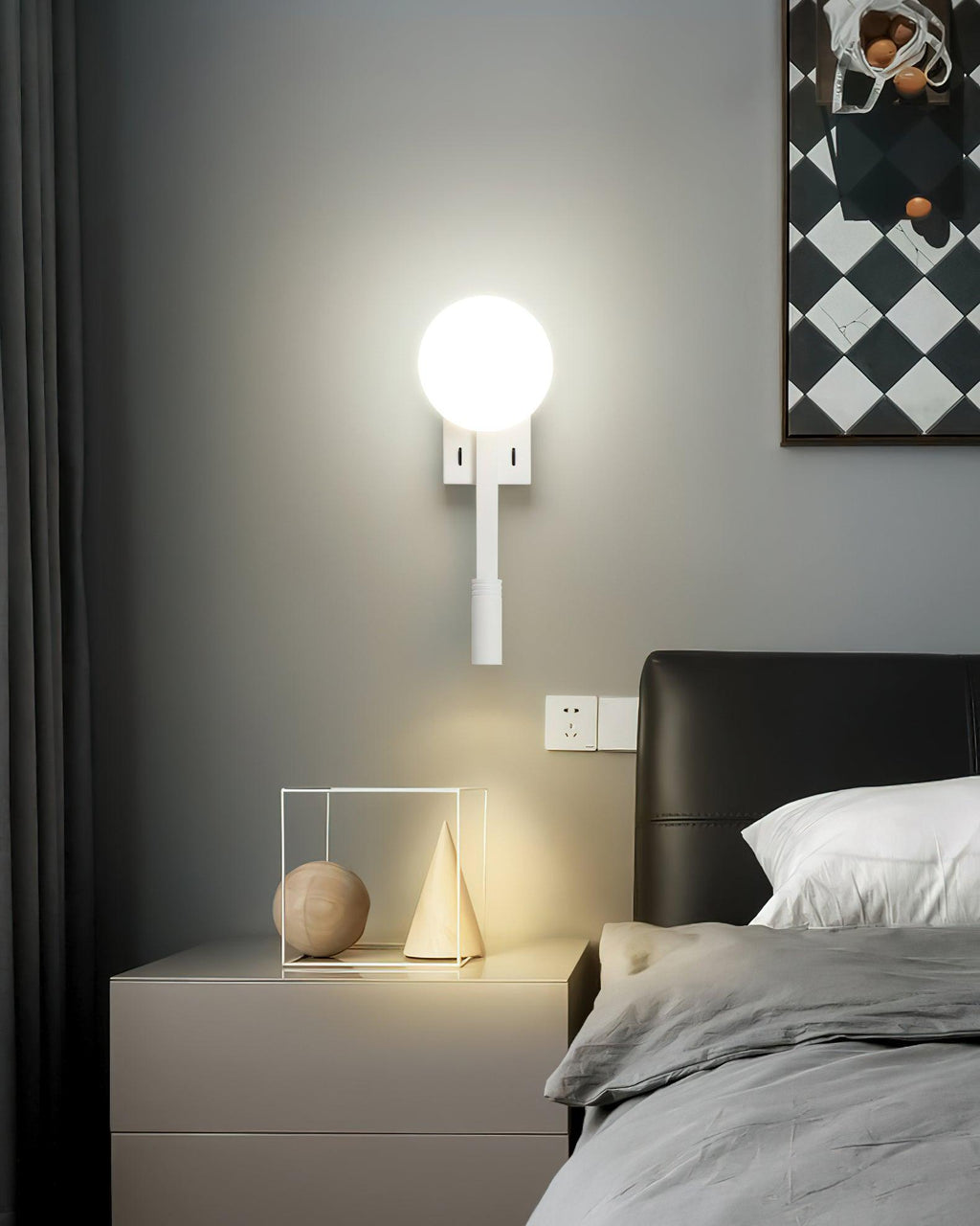 Rardenina Polyethylene Wall Light-Moonnatur