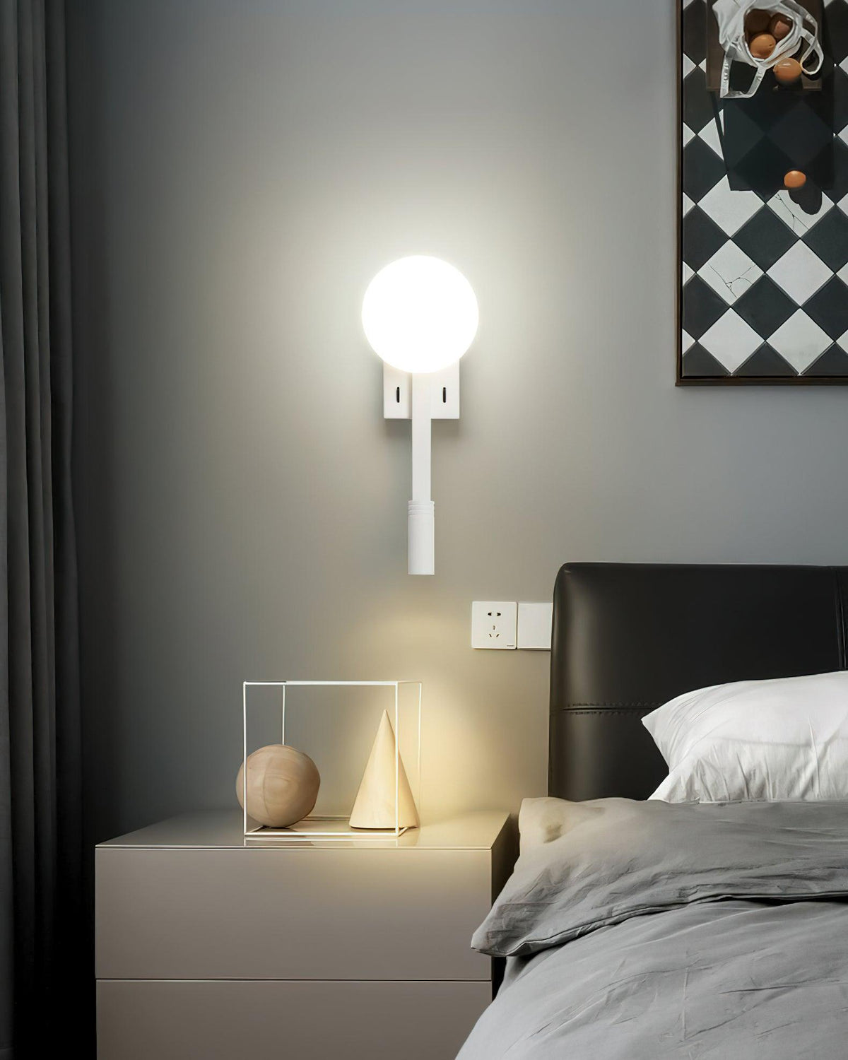 Rardenina Polyethylene Wall Light-Moonnatur