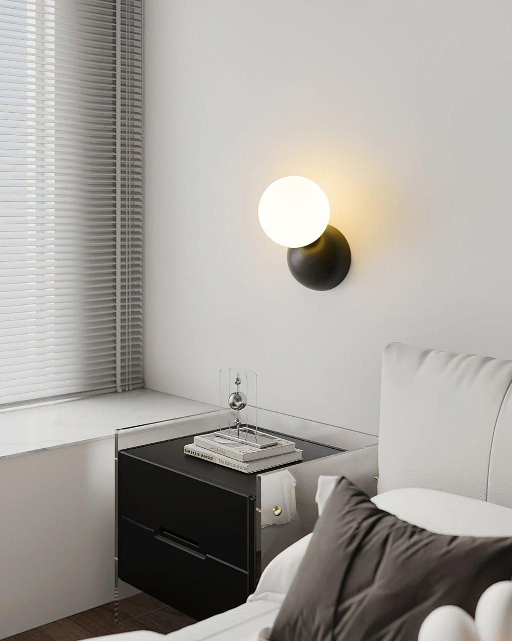 Orenenna Glass Wall Light-Moonnatur