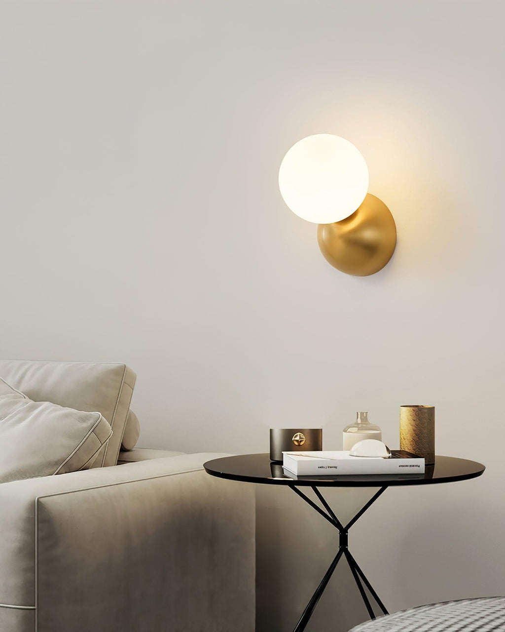 Orenenna Glass Wall Light-Moonnatur
