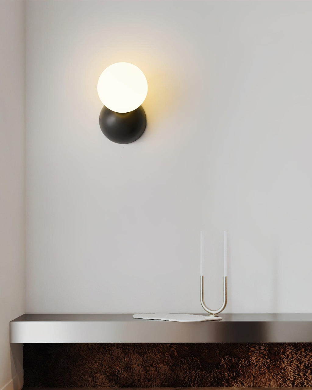 Orenenna Glass Wall Light-Moonnatur