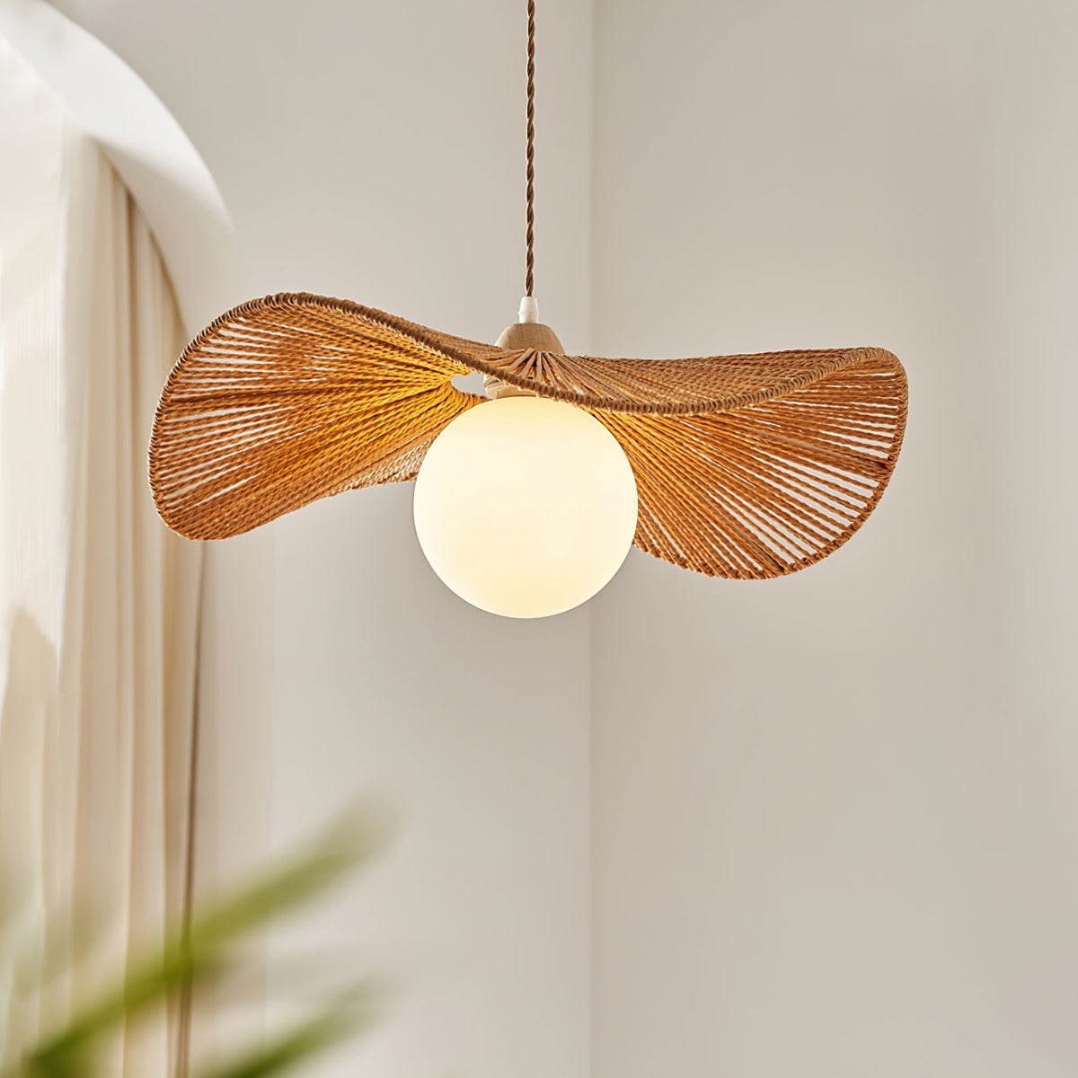 Corvenis Hemp Rope Pendant Light-Moonnatur