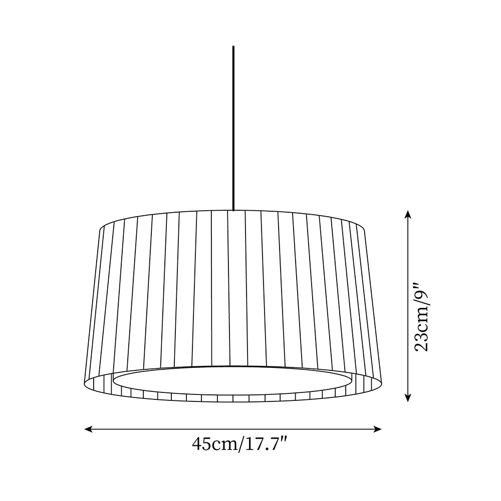 Sorrelwood Fabric Pendant Light-Moonnatur