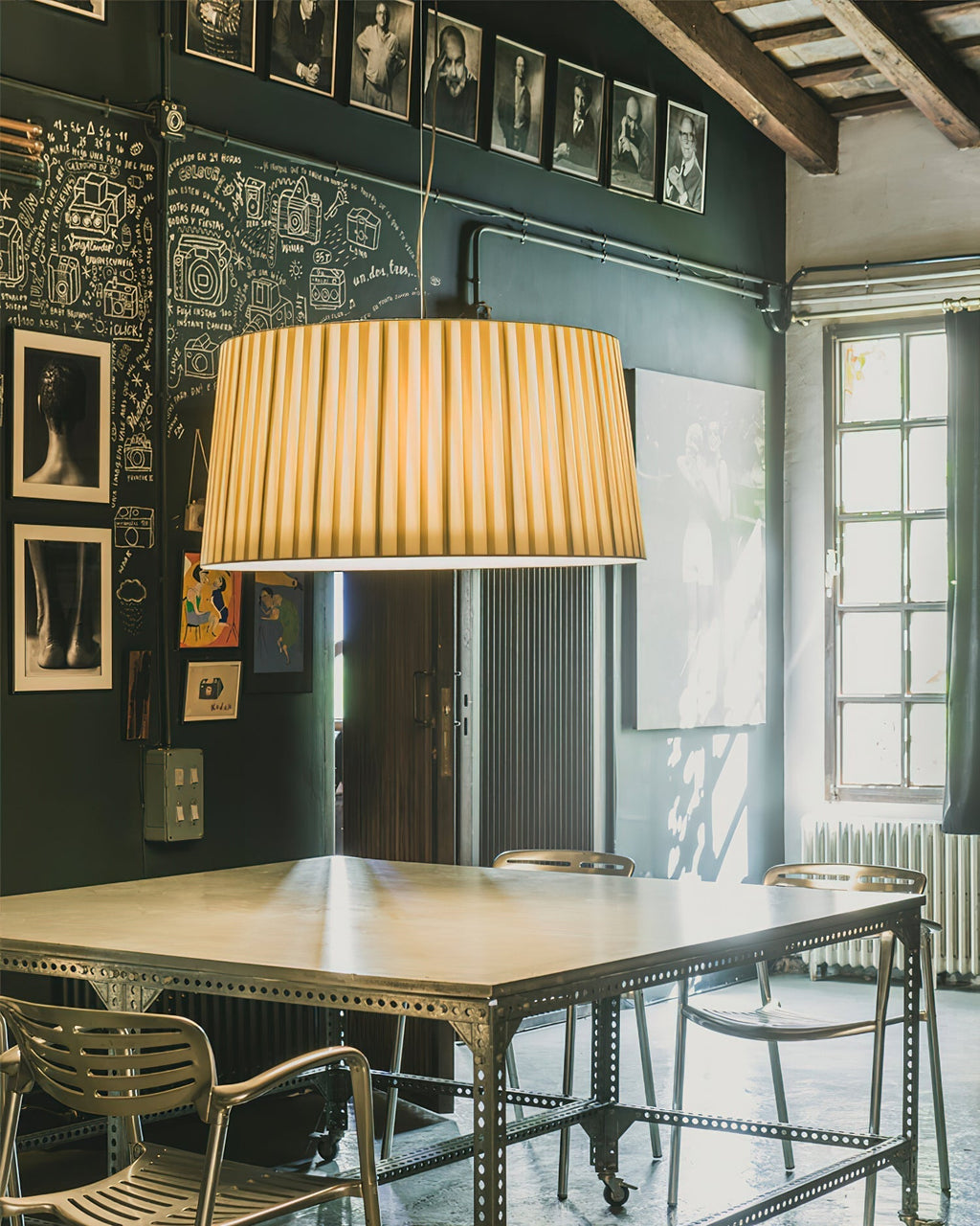 Sorrelwood Fabric Pendant Light-Moonnatur