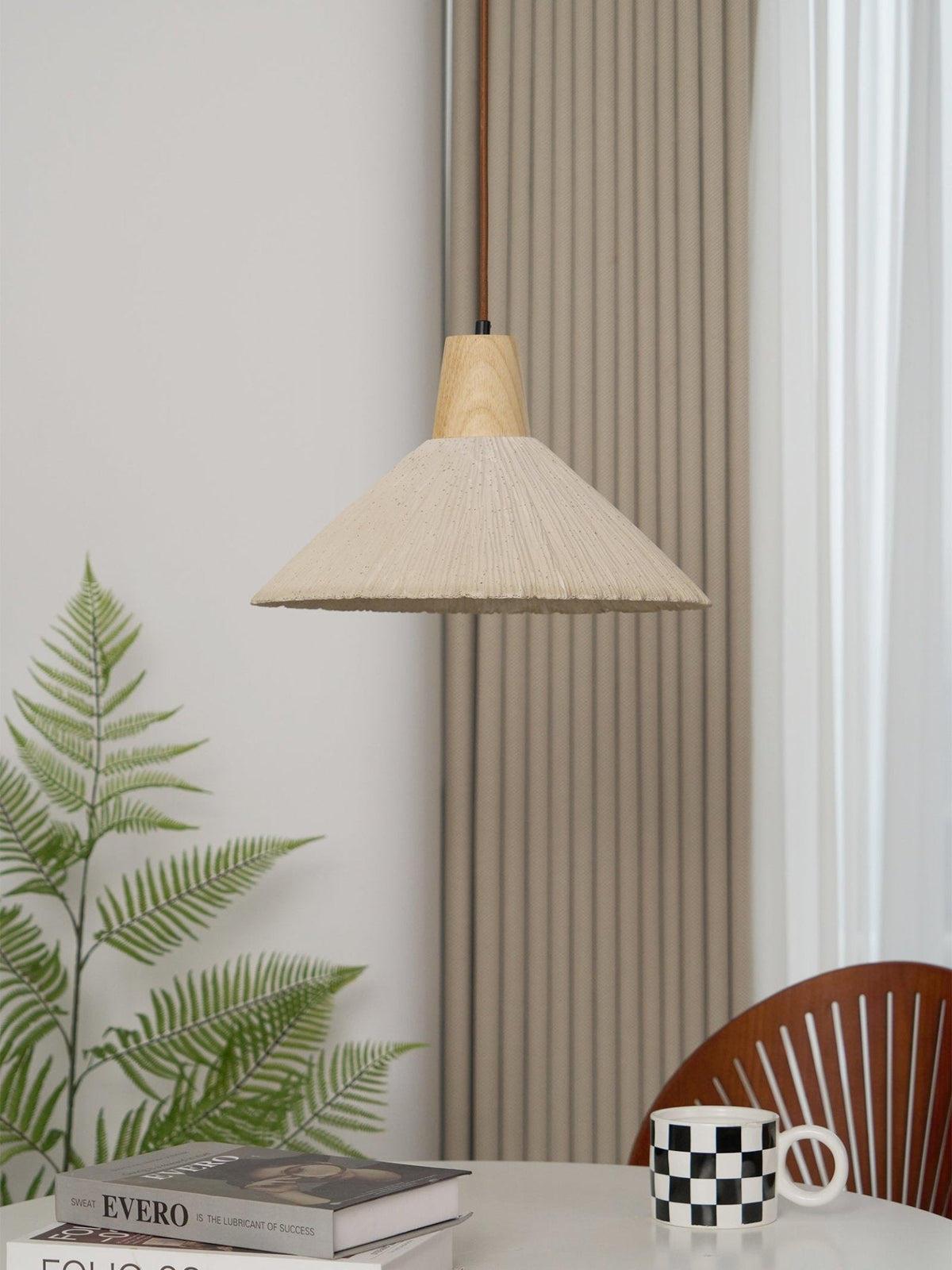 Dunavelle Concrete Pendant Light-Moonnatur