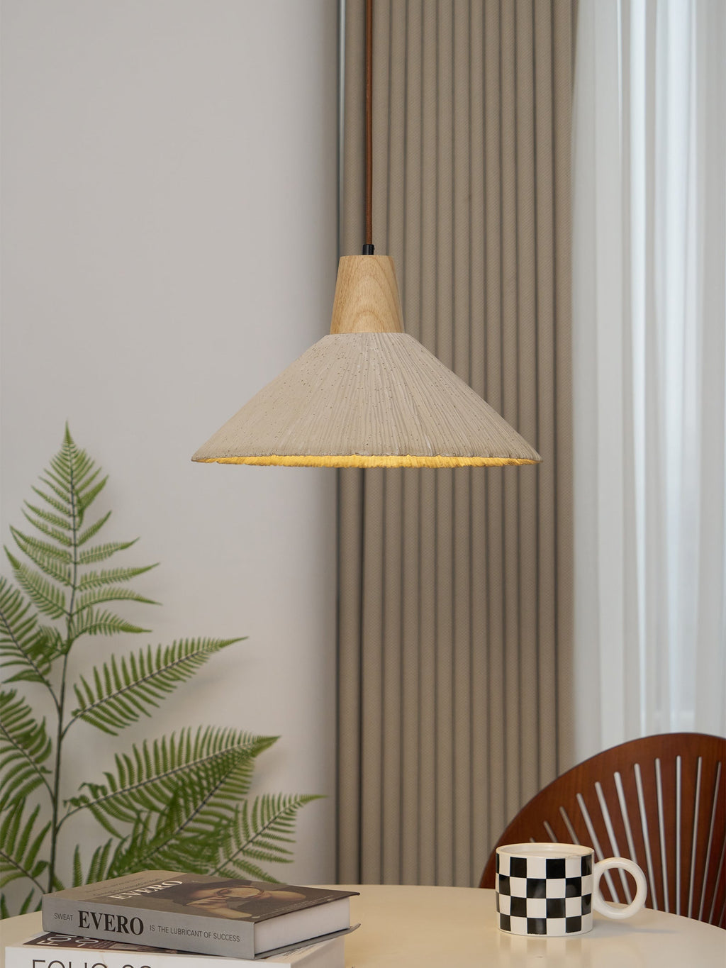 Beldenash Cement Pendant Light-Moonnatur