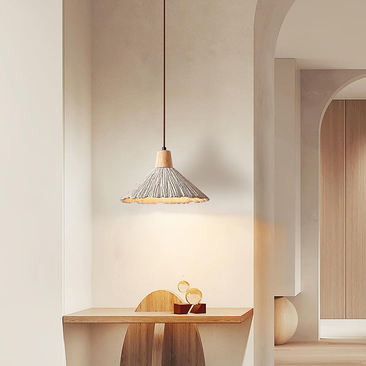 Beldenash Cement Pendant Light-Moonnatur