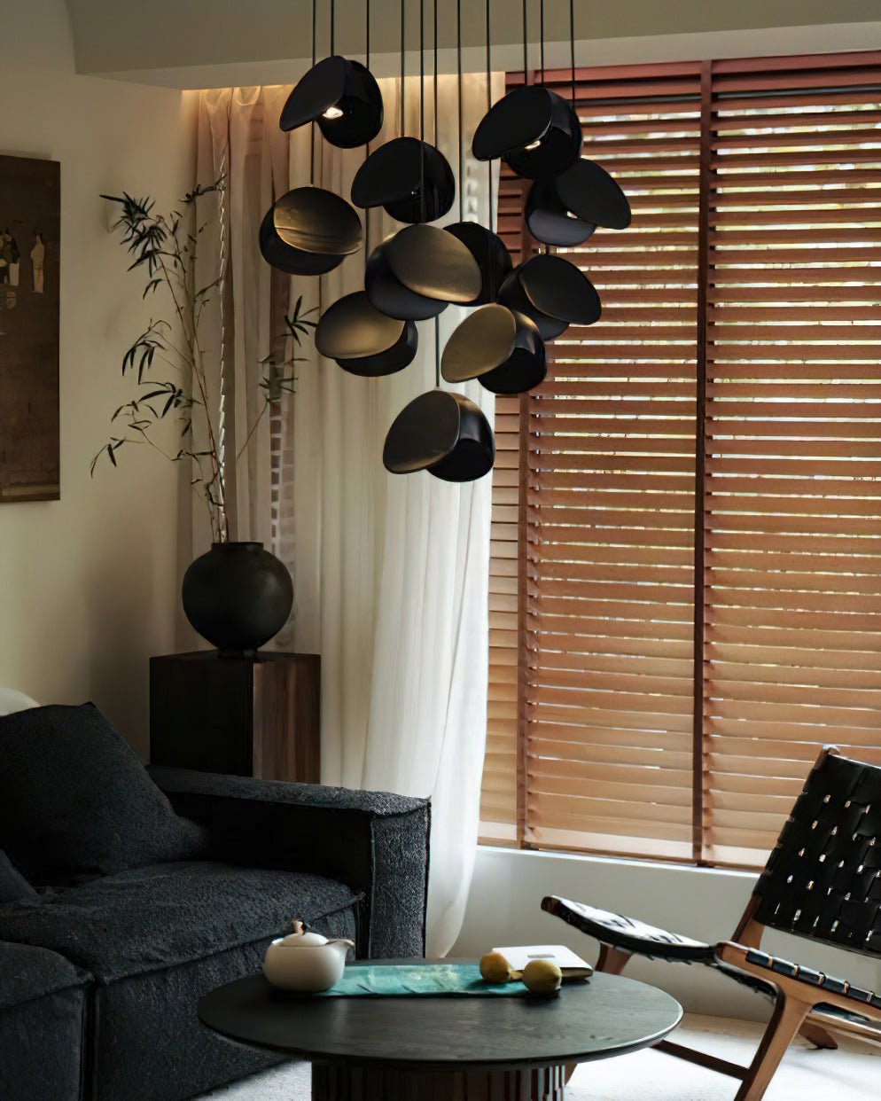 Hadrenina Wood Pendant Light-Moonnatur