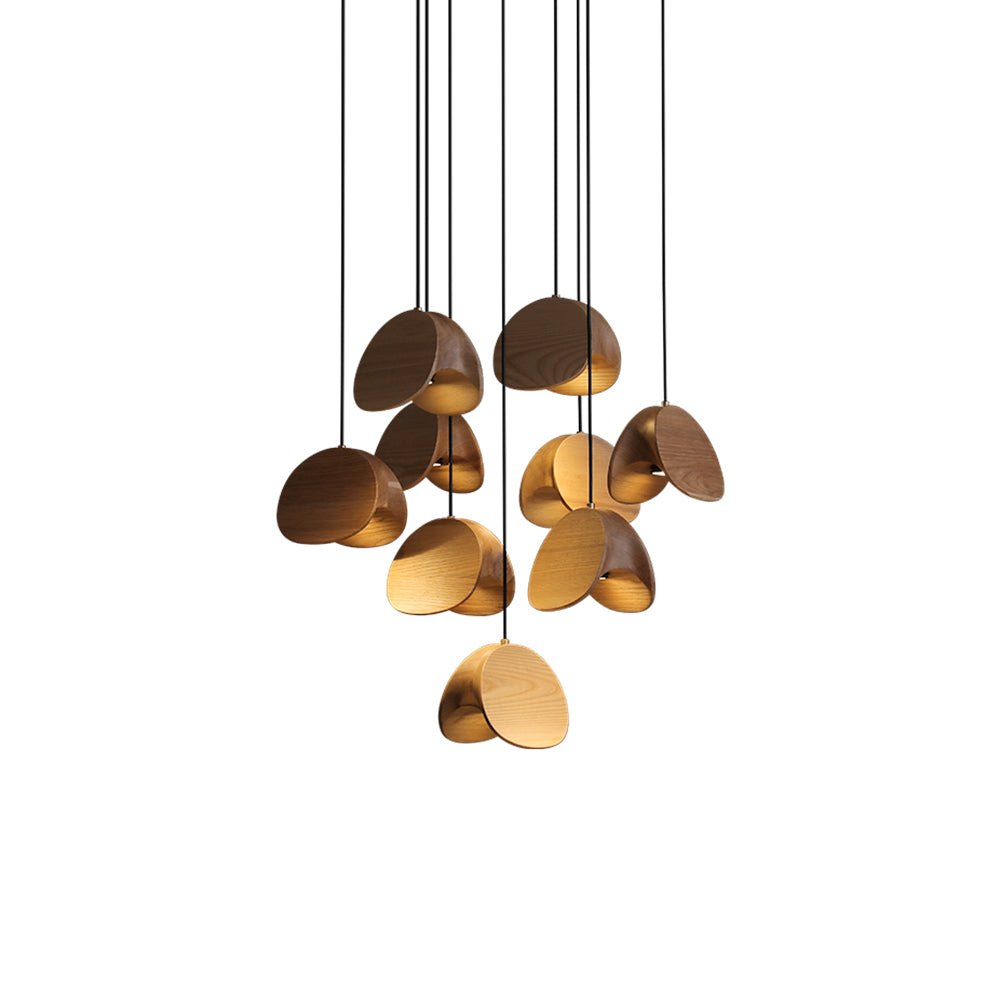 Hadrenina Wood Pendant Light-Moonnatur