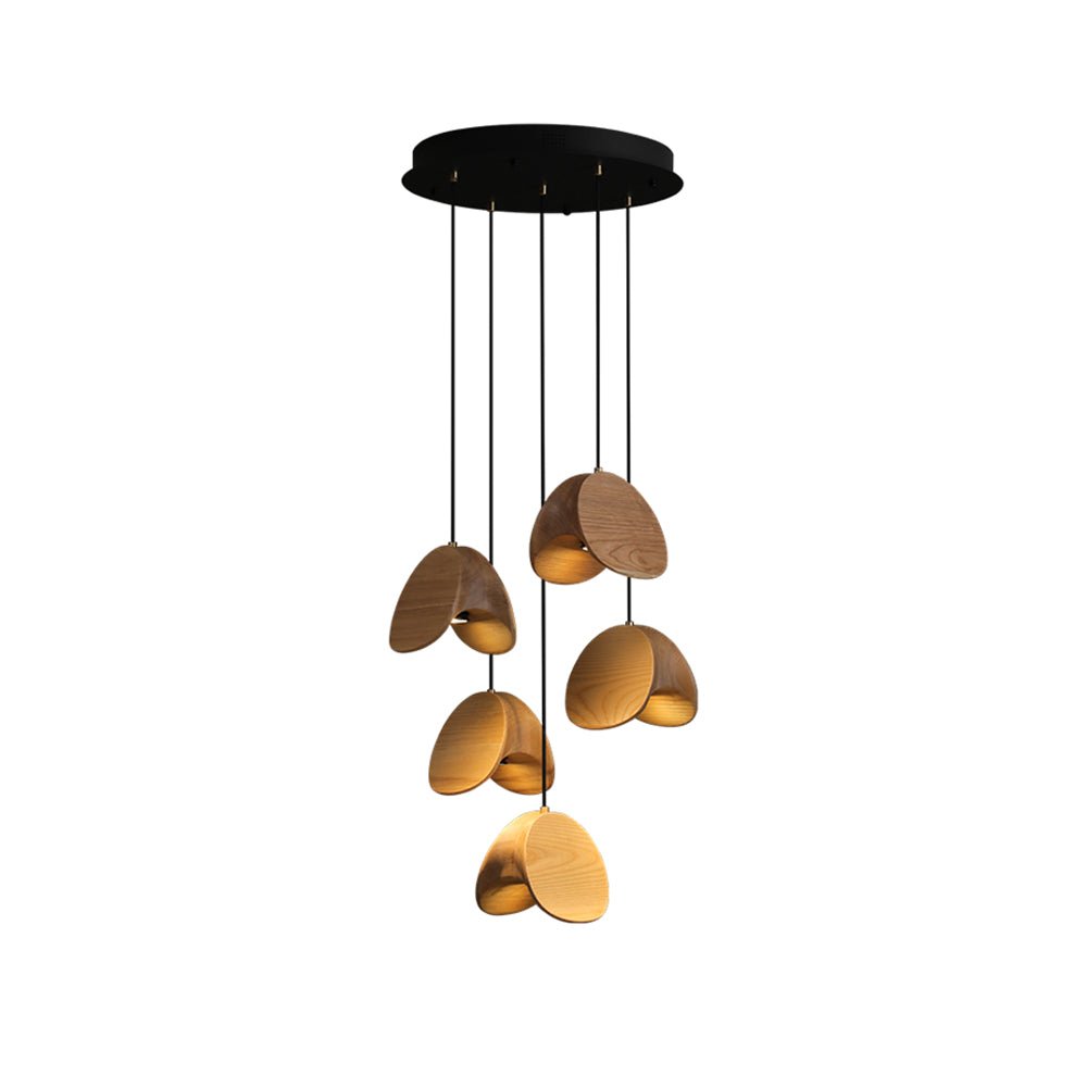 Hadrenina Wood Pendant Light-Moonnatur