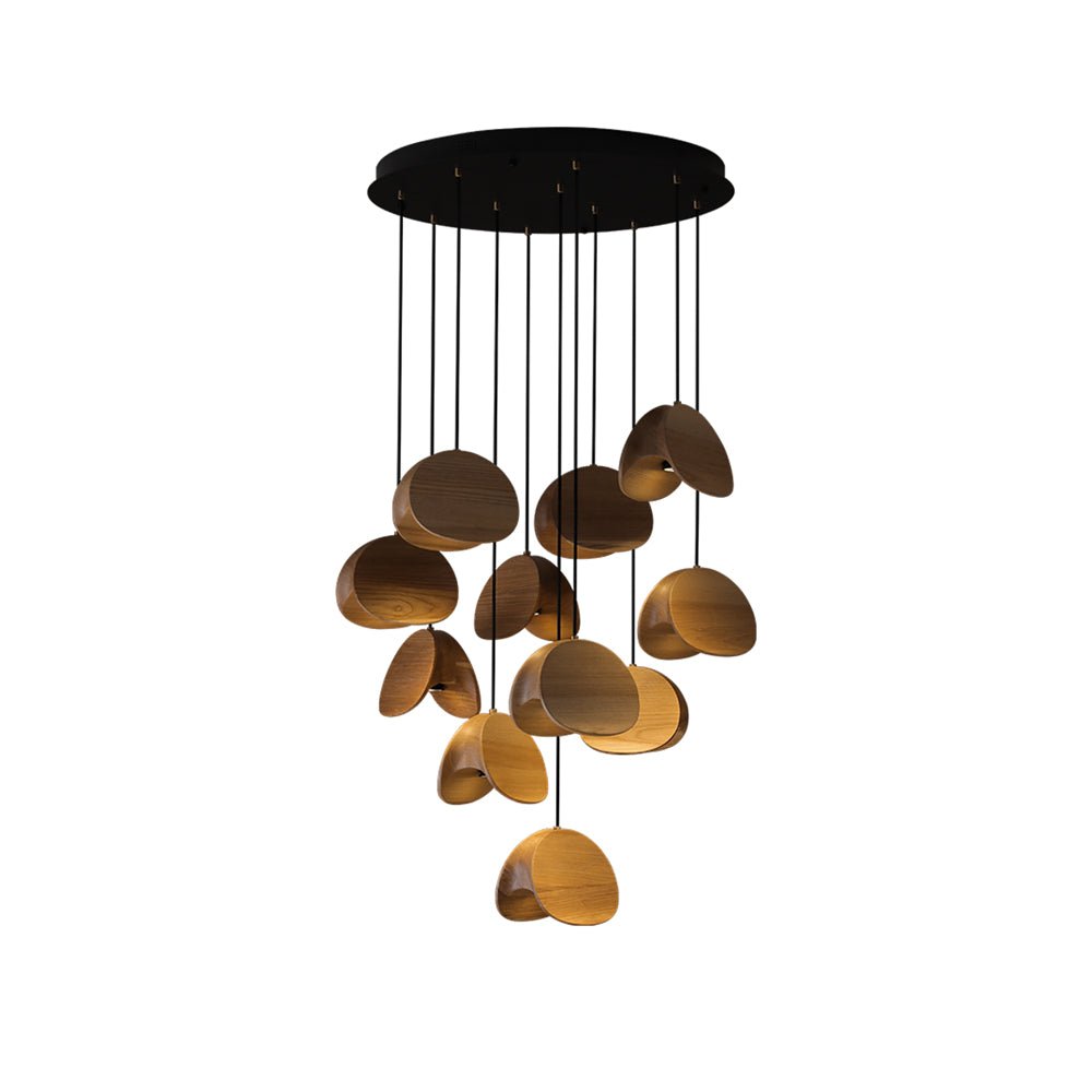 Hadrenina Wood Pendant Light-Moonnatur