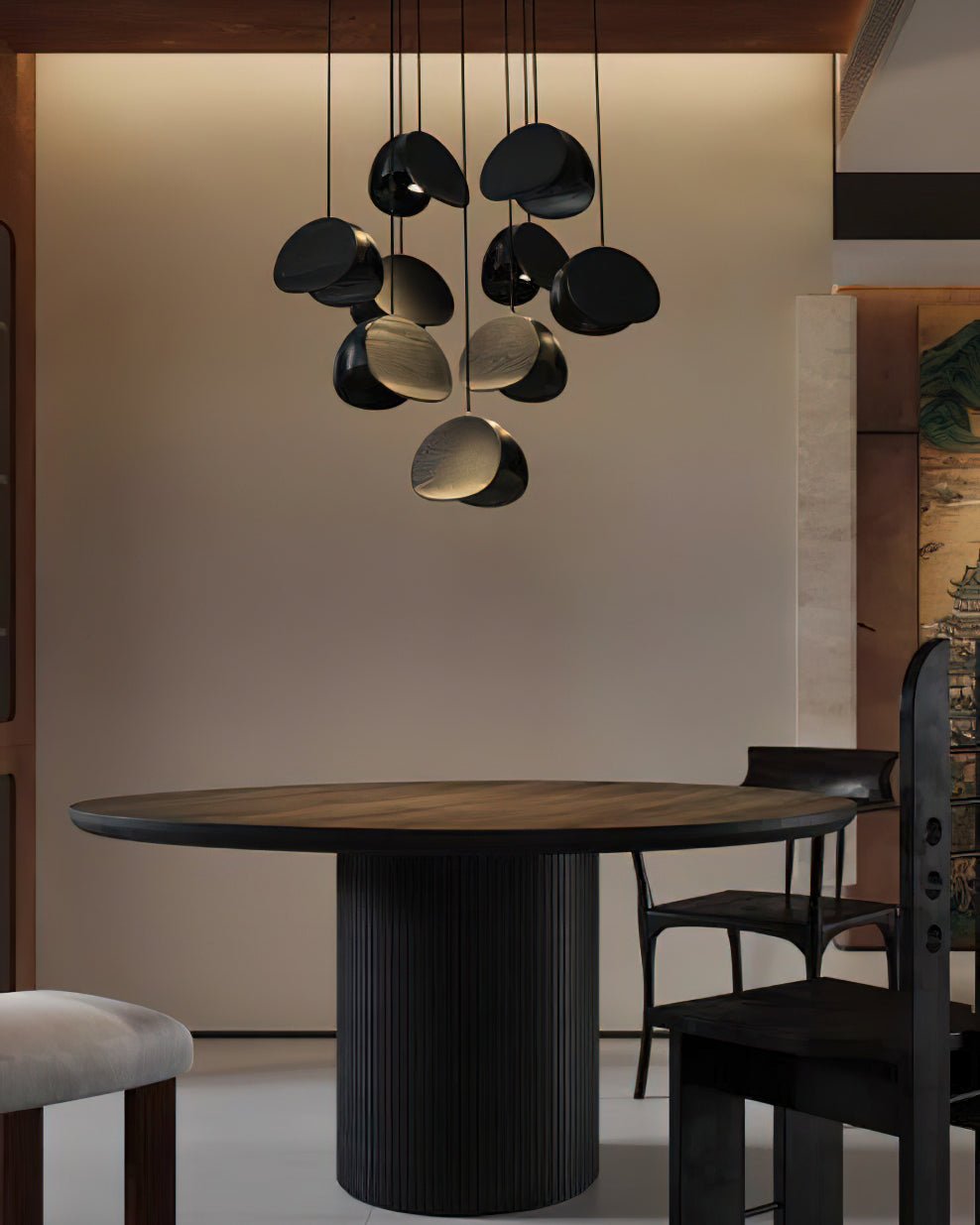 Hadrenina Wood Pendant Light-Moonnatur