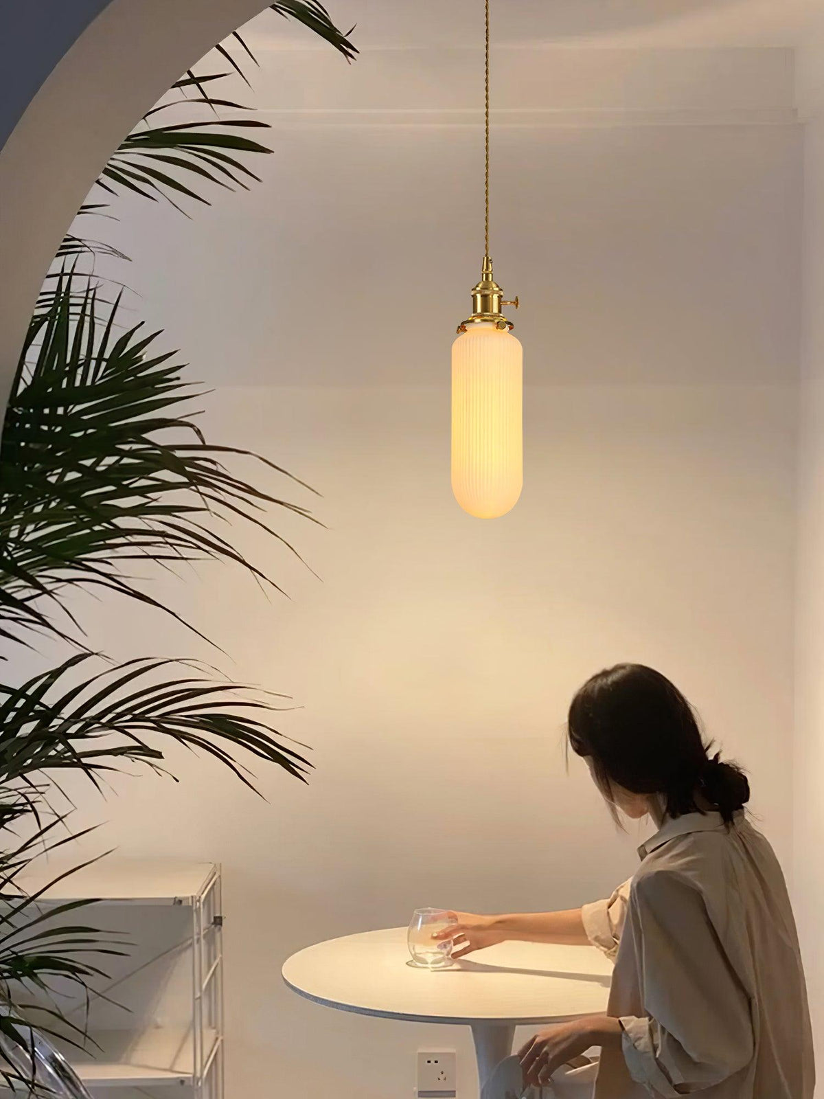 Faldenis Ceramic Pendant Light-Moonnatur