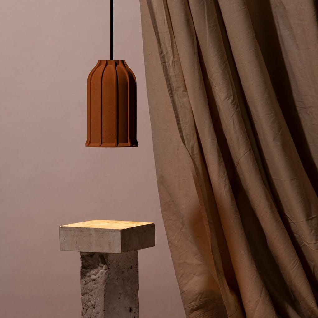Rosiel Cement Pendant Light-Moonnatur