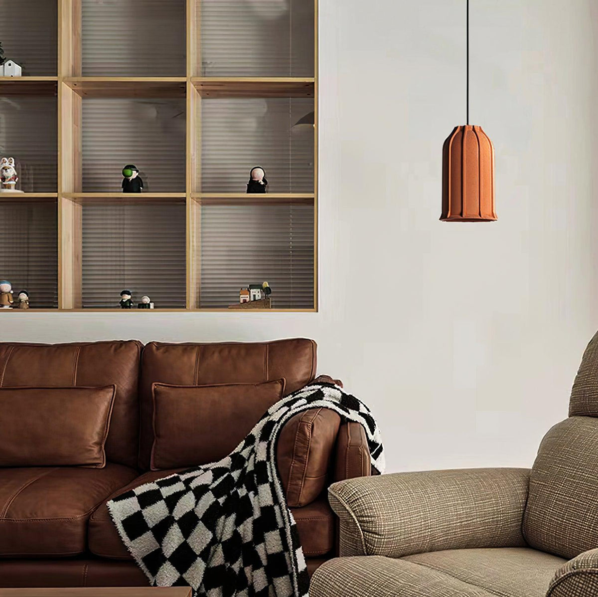 Rosiel Cement Pendant Light-Moonnatur