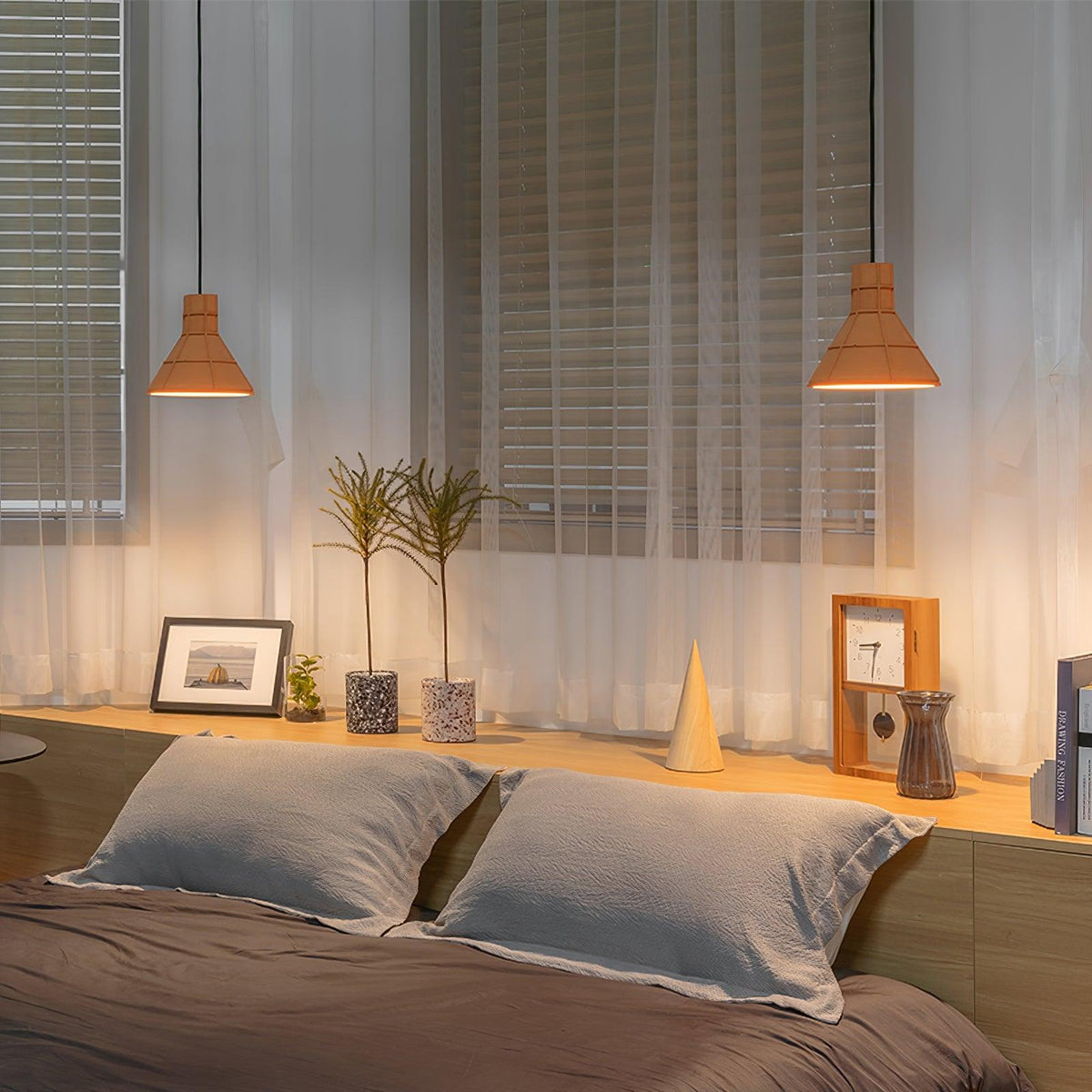 Rosiel Cement Pendant Light-Moonnatur