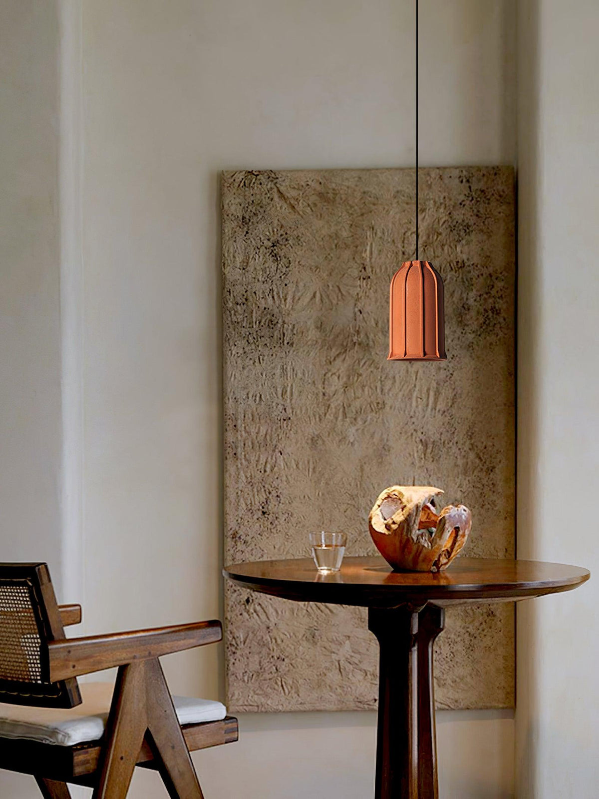 Rosiel Cement Pendant Light-Moonnatur