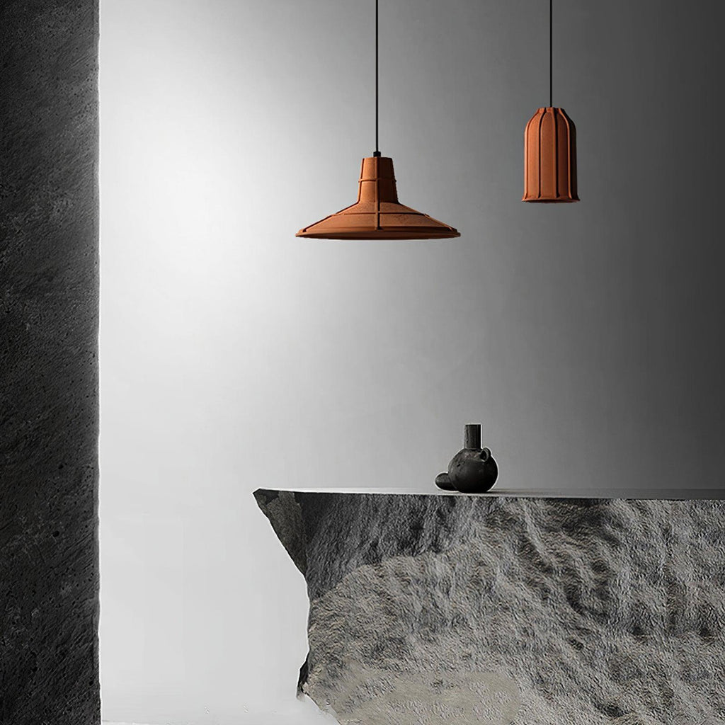 Rosiel Cement Pendant Light-Moonnatur