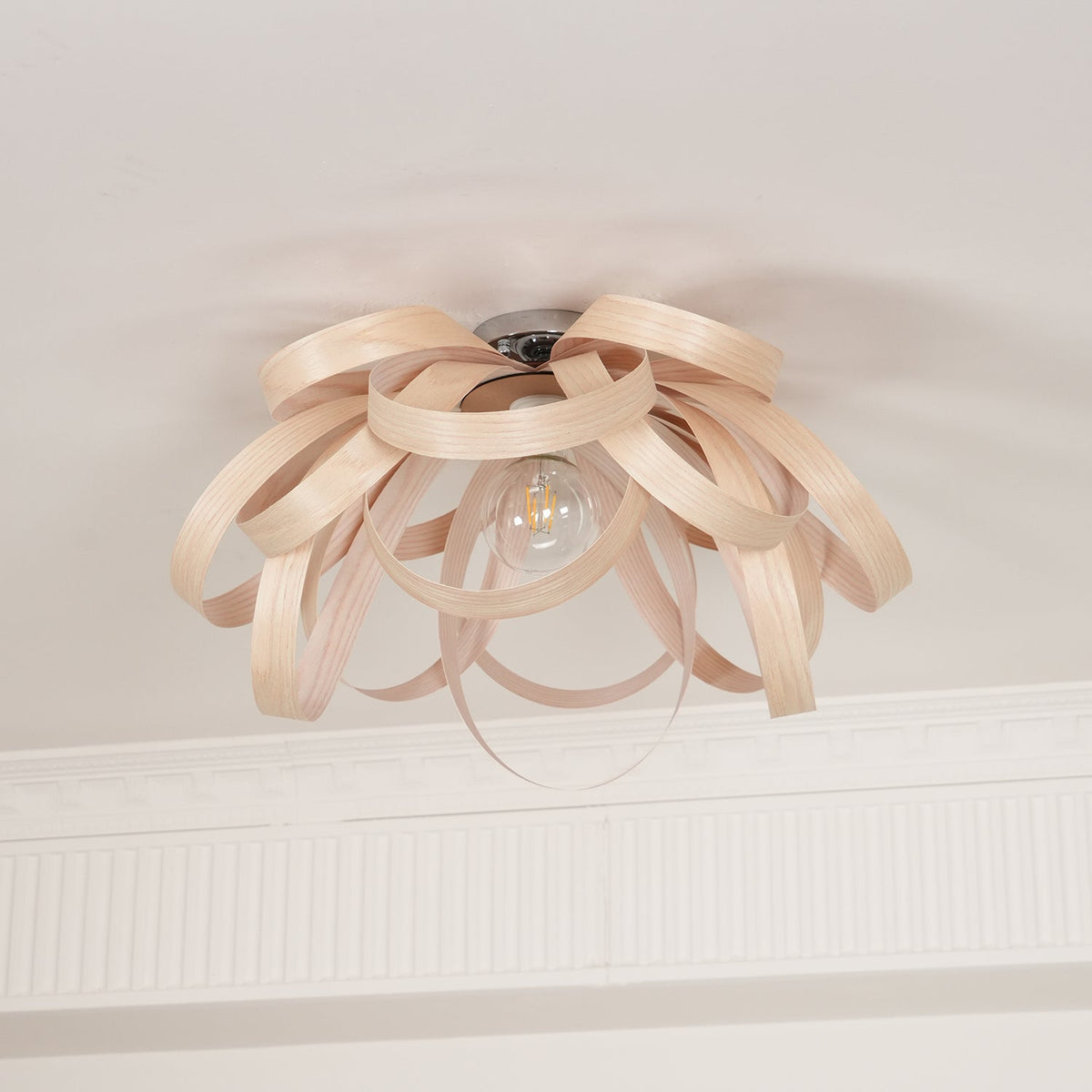 Ambelgrove Wood Ceiling Light-Moonnatur