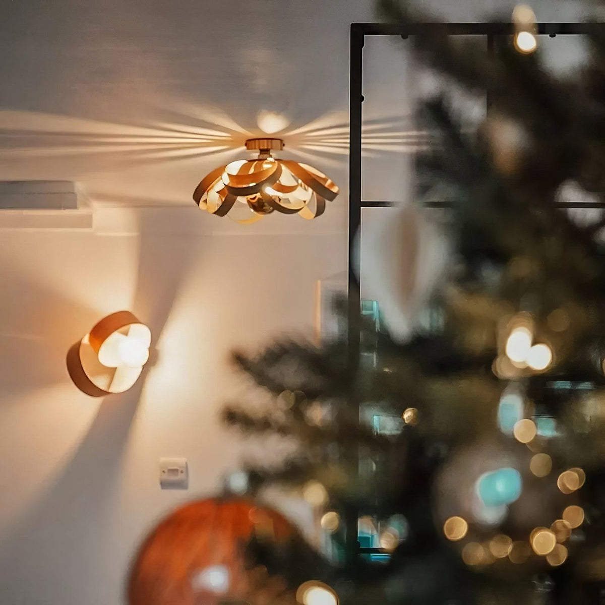 Ambelgrove Wood Ceiling Light-Moonnatur