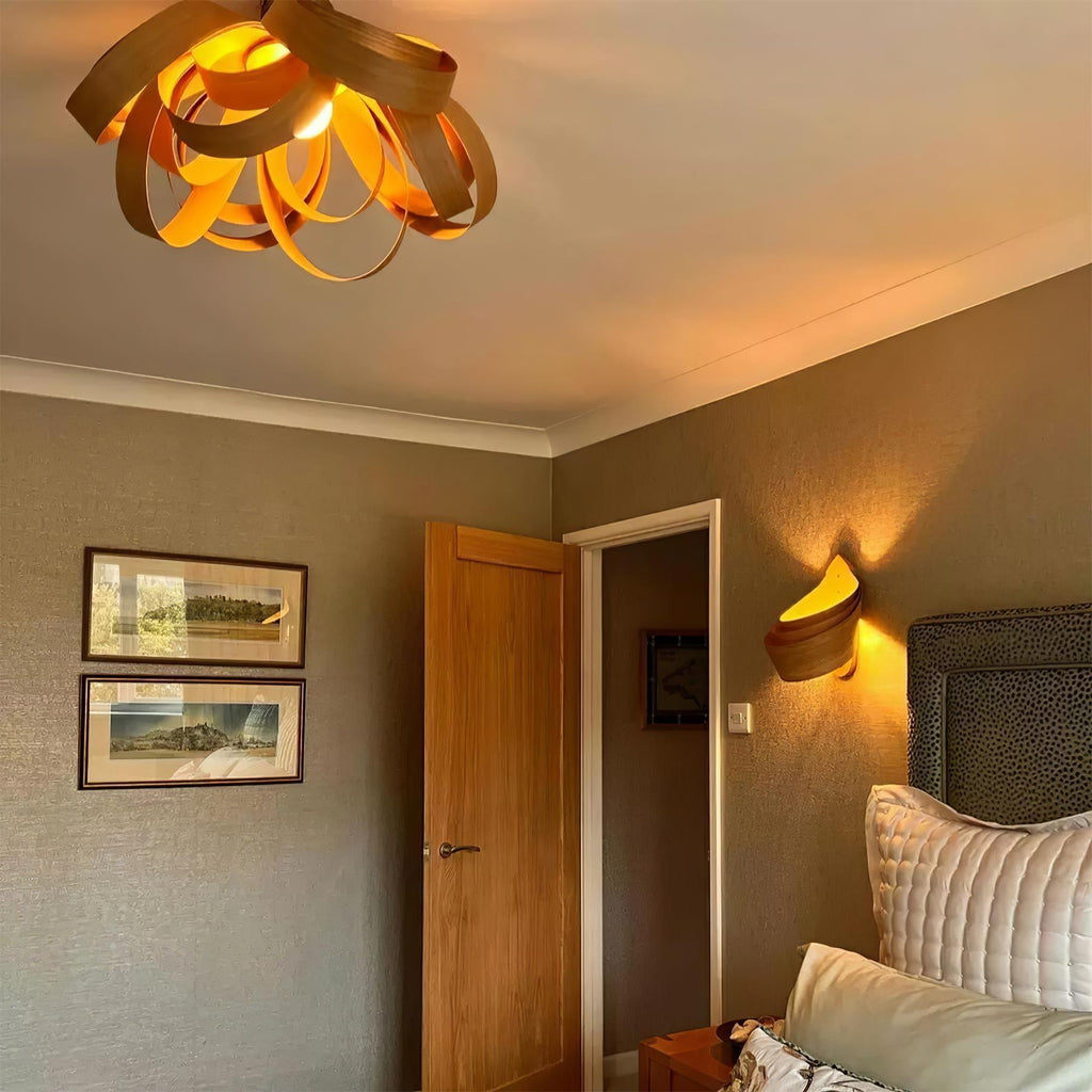 Ambelgrove Wood Ceiling Light-Moonnatur