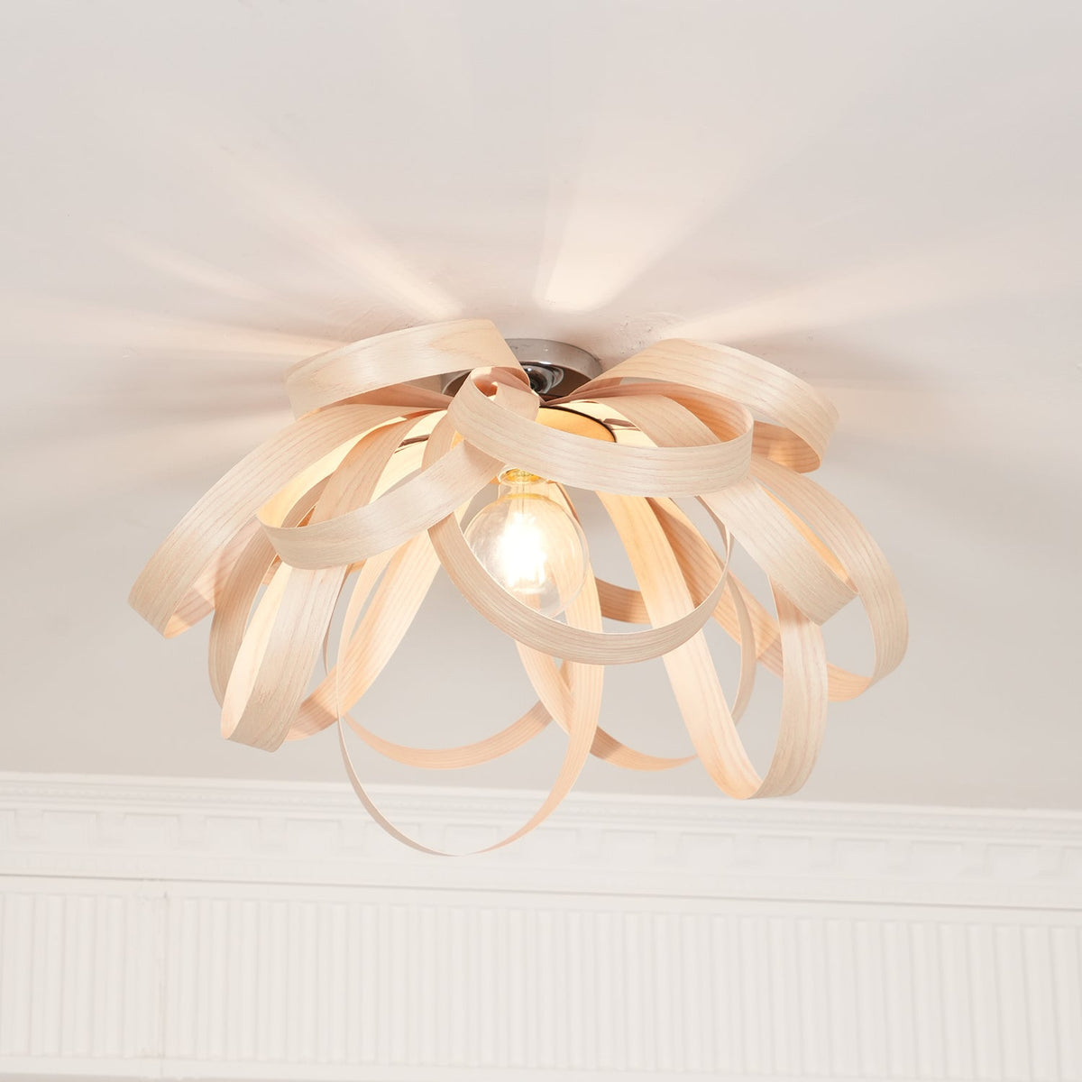 Ambelgrove Wood Ceiling Light-Moonnatur