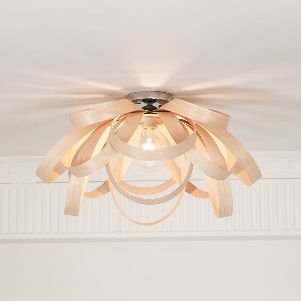Ambelgrove Wood Ceiling Light-Moonnatur