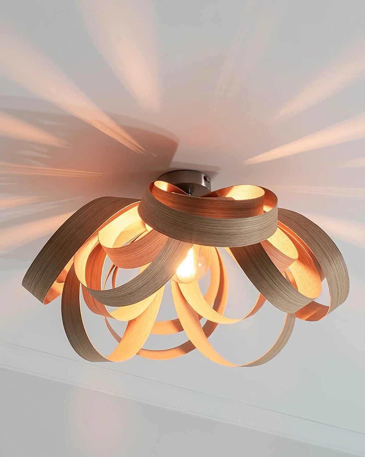 Ambelgrove Wood Ceiling Light-Moonnatur