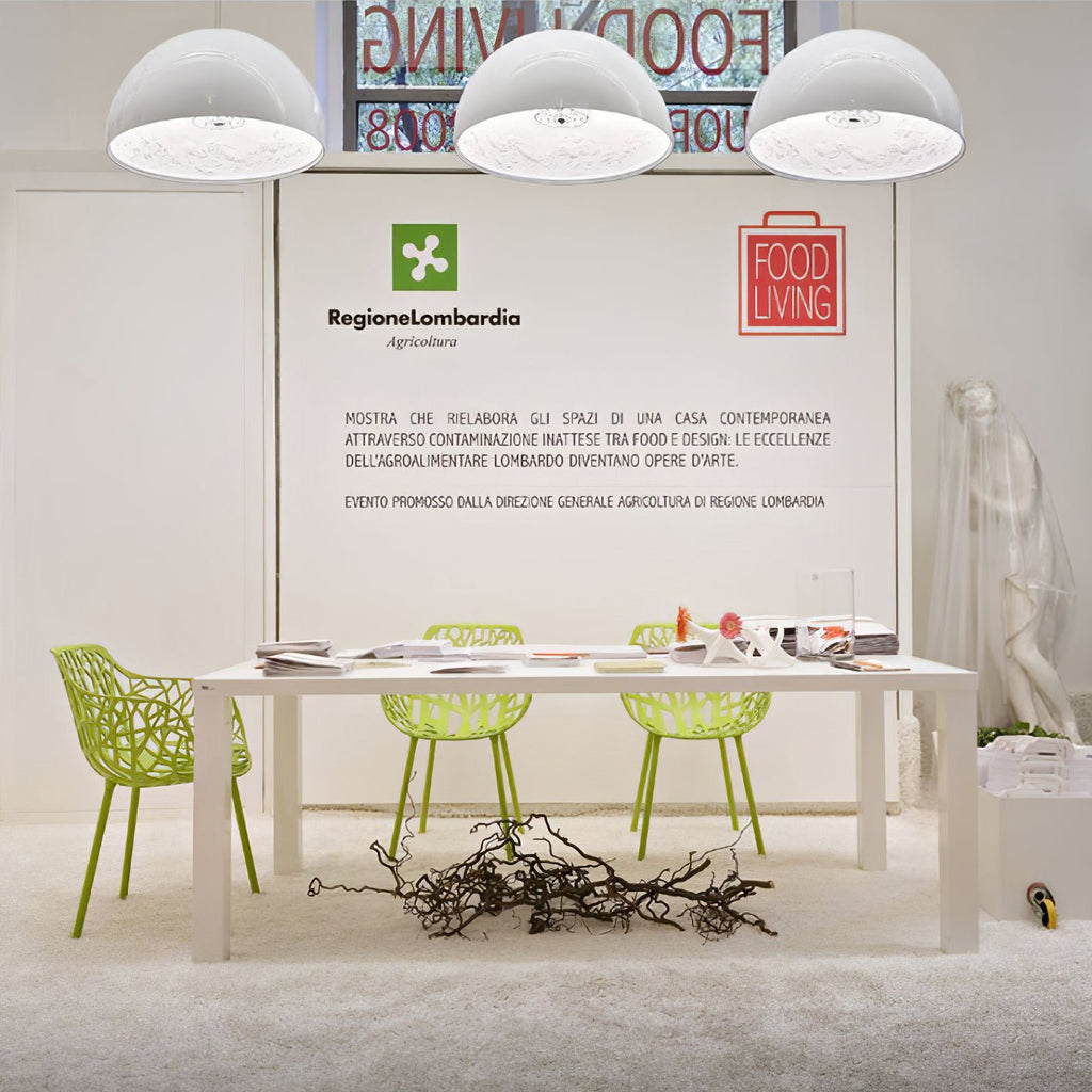 Zamoria Plaster Pendant Lamp-Moonnatur