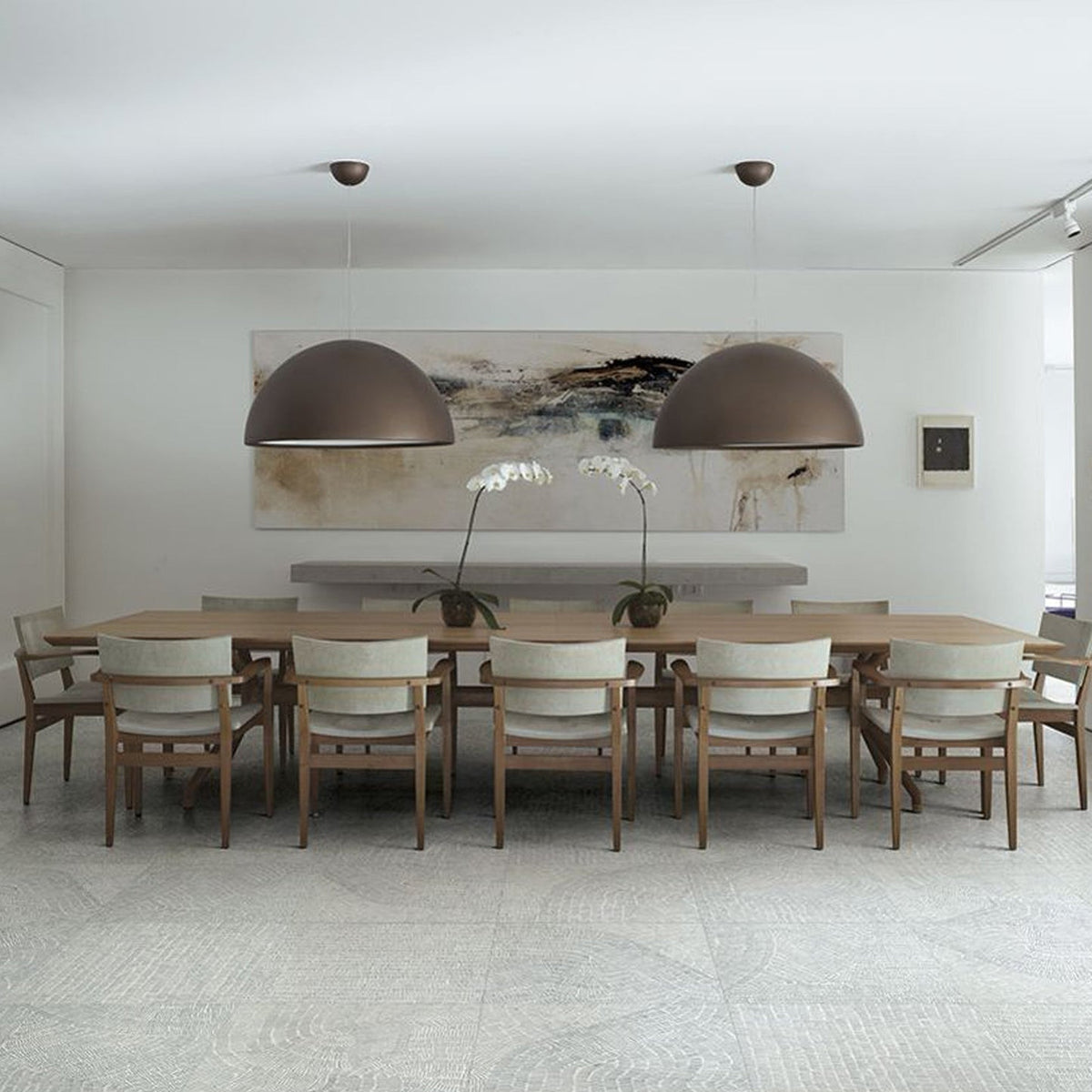Zamoria Plaster Pendant Lamp-Moonnatur
