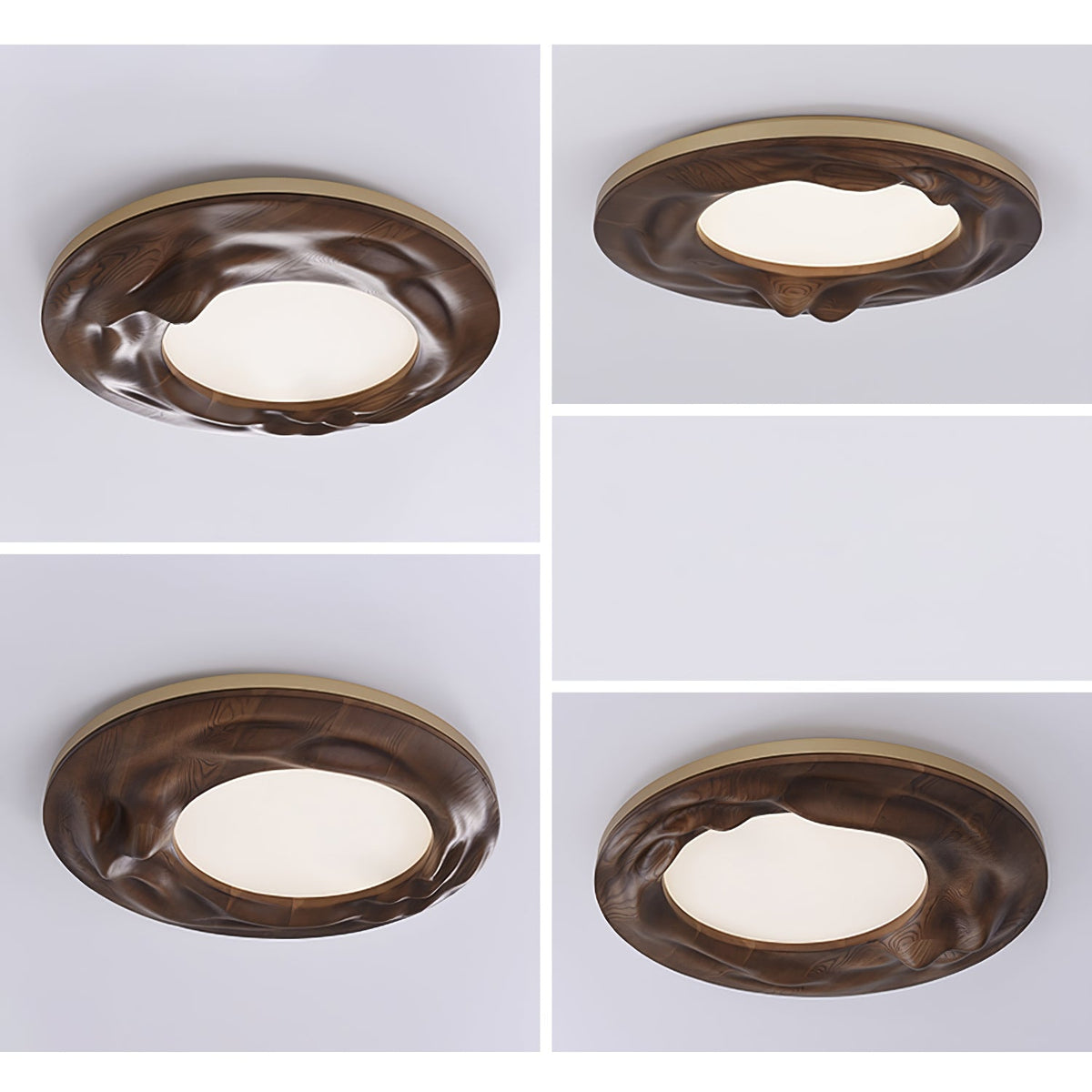 Kirelle Wood Ceiling Light-Moonnatur