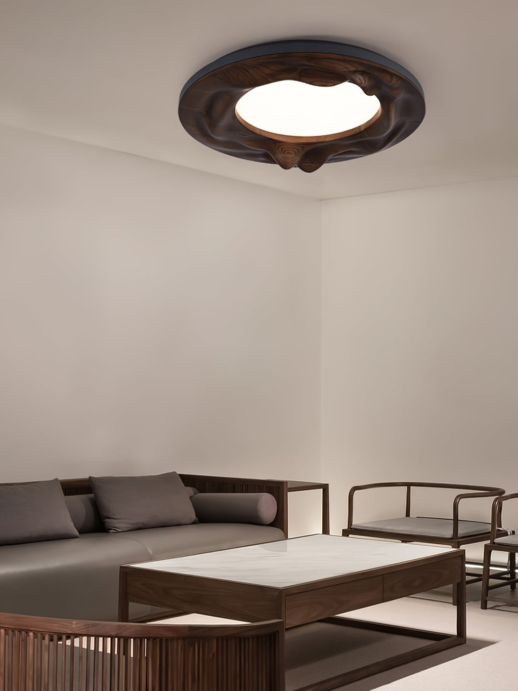 Kirelle Wood Ceiling Light-Moonnatur