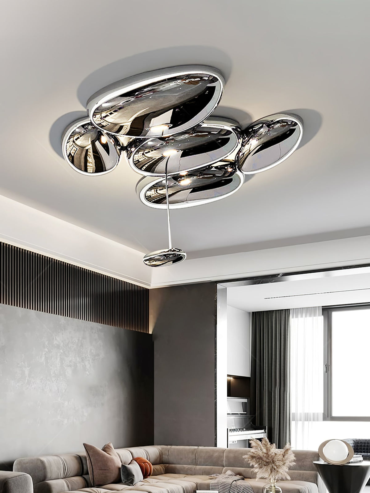 Eldova Acrylic Ceiling Light-Moonnatur