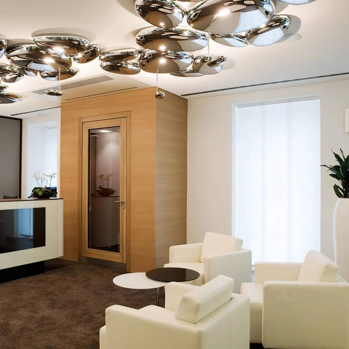 Keldelwynne Acrylic Ceiling Light-Moonnatur