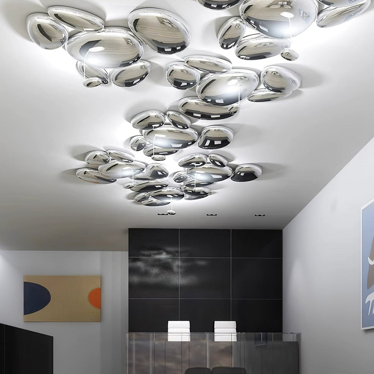 Keldelwynne Acrylic Ceiling Light-Moonnatur