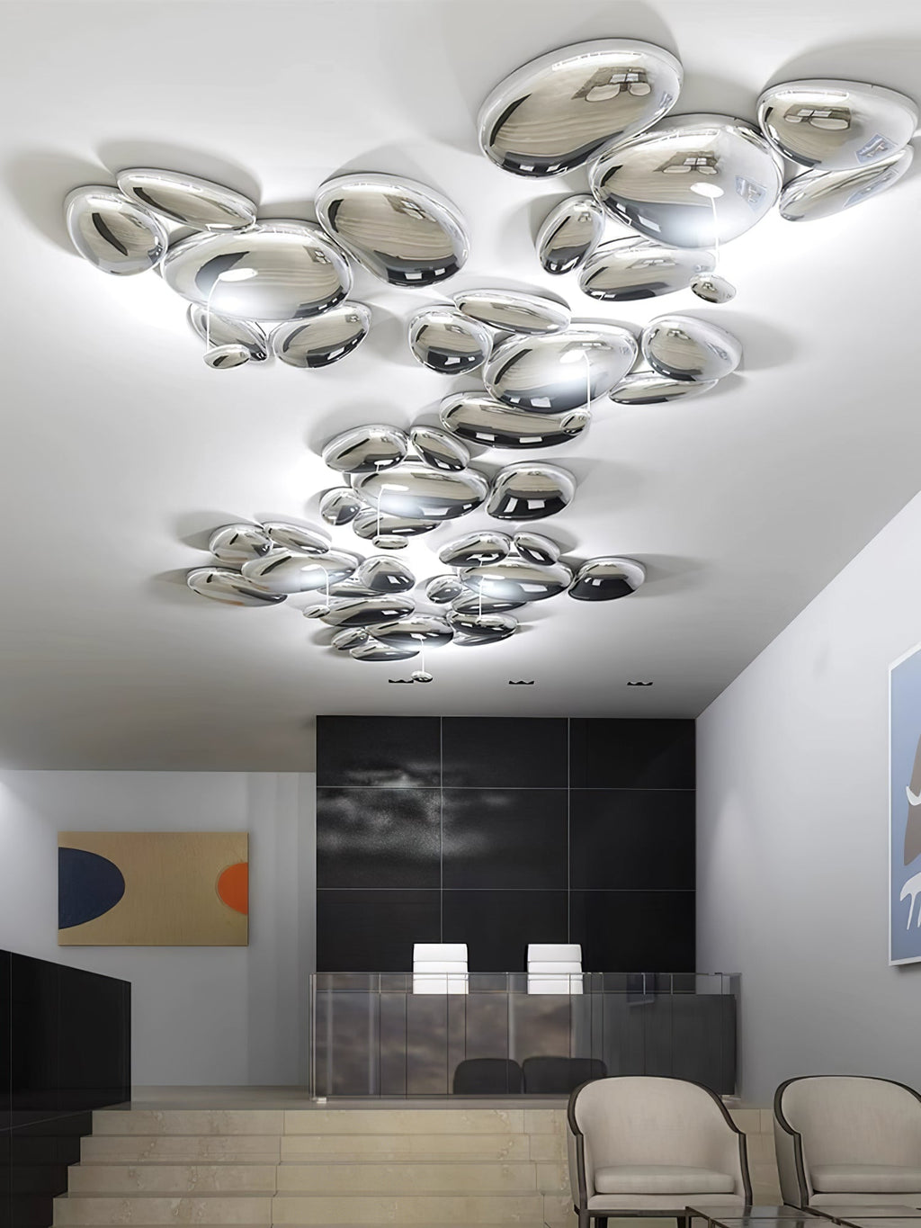 Eldova Acrylic Ceiling Light-Moonnatur