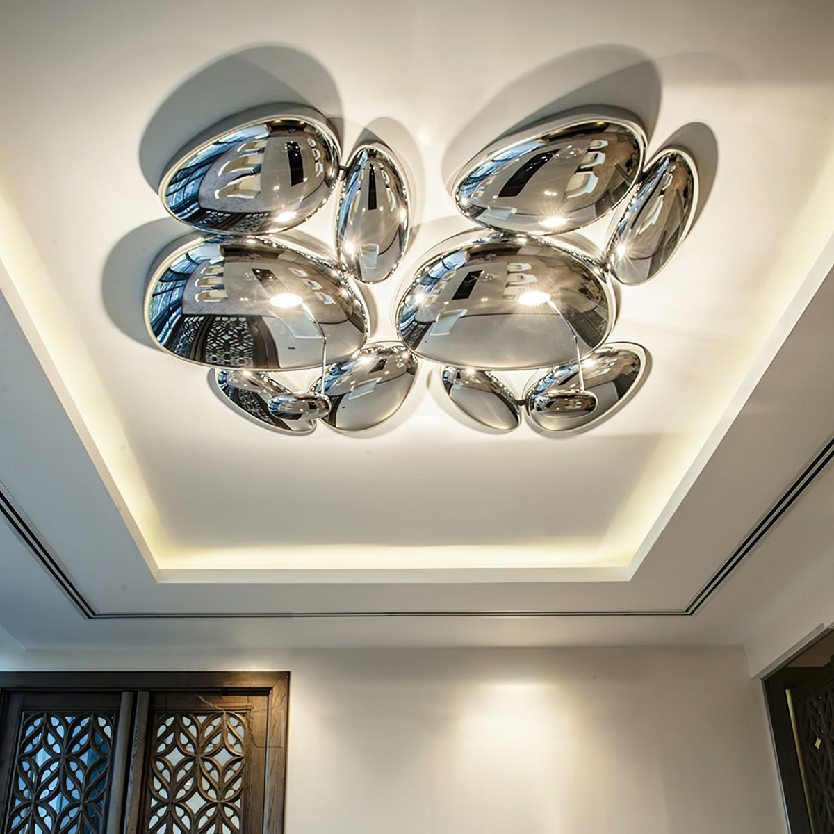 Keldelwynne Acrylic Ceiling Light-Moonnatur