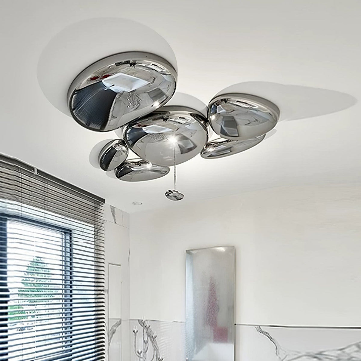 Keldelwynne Acrylic Ceiling Light-Moonnatur