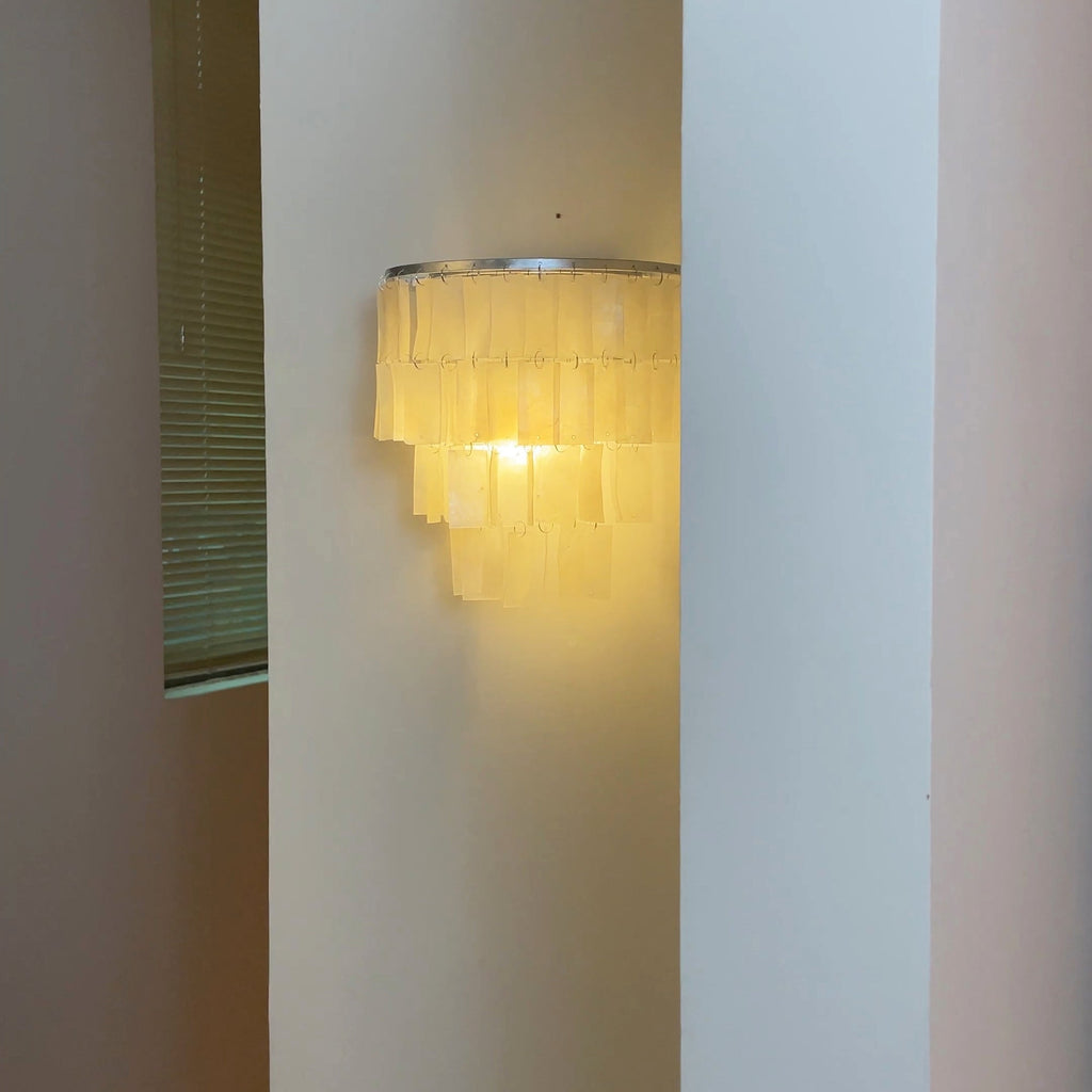 Avoneth Shell Wall Light-Moonnatur