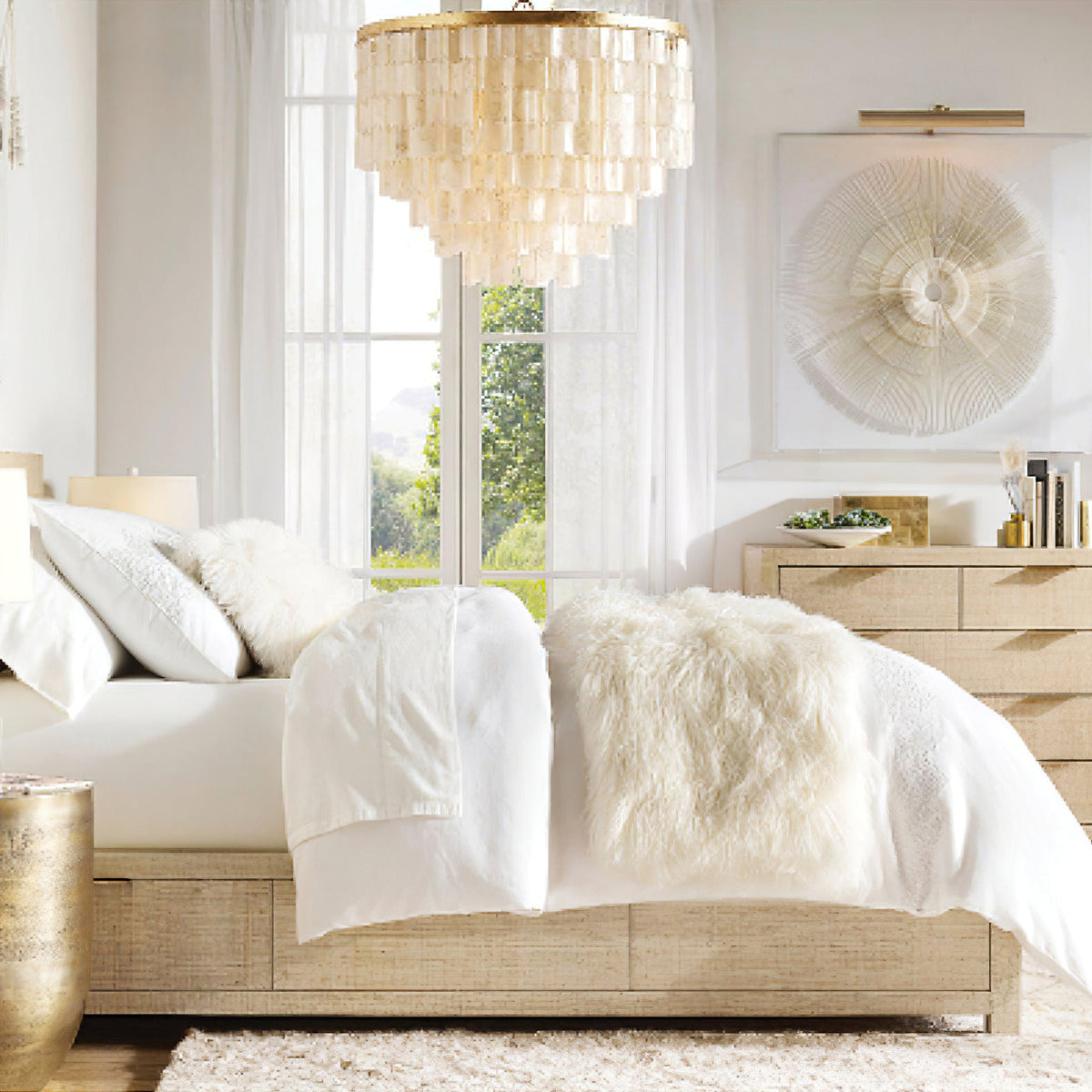Rowenenna Shell Pendant Light-Moonnatur